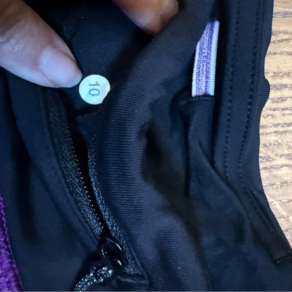 Lululemon Pace Rival Mid Rise Skirt Hyper Flow Pink Multi / Black - Size 10